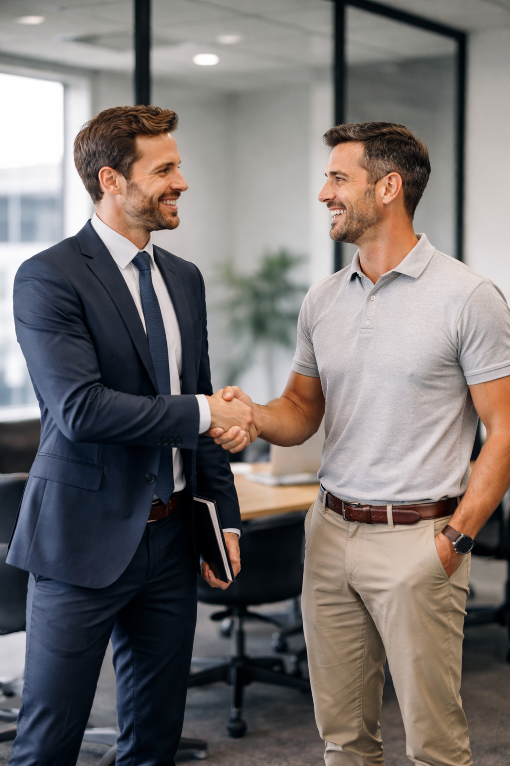 Dashboard interface showing lead management and analytics